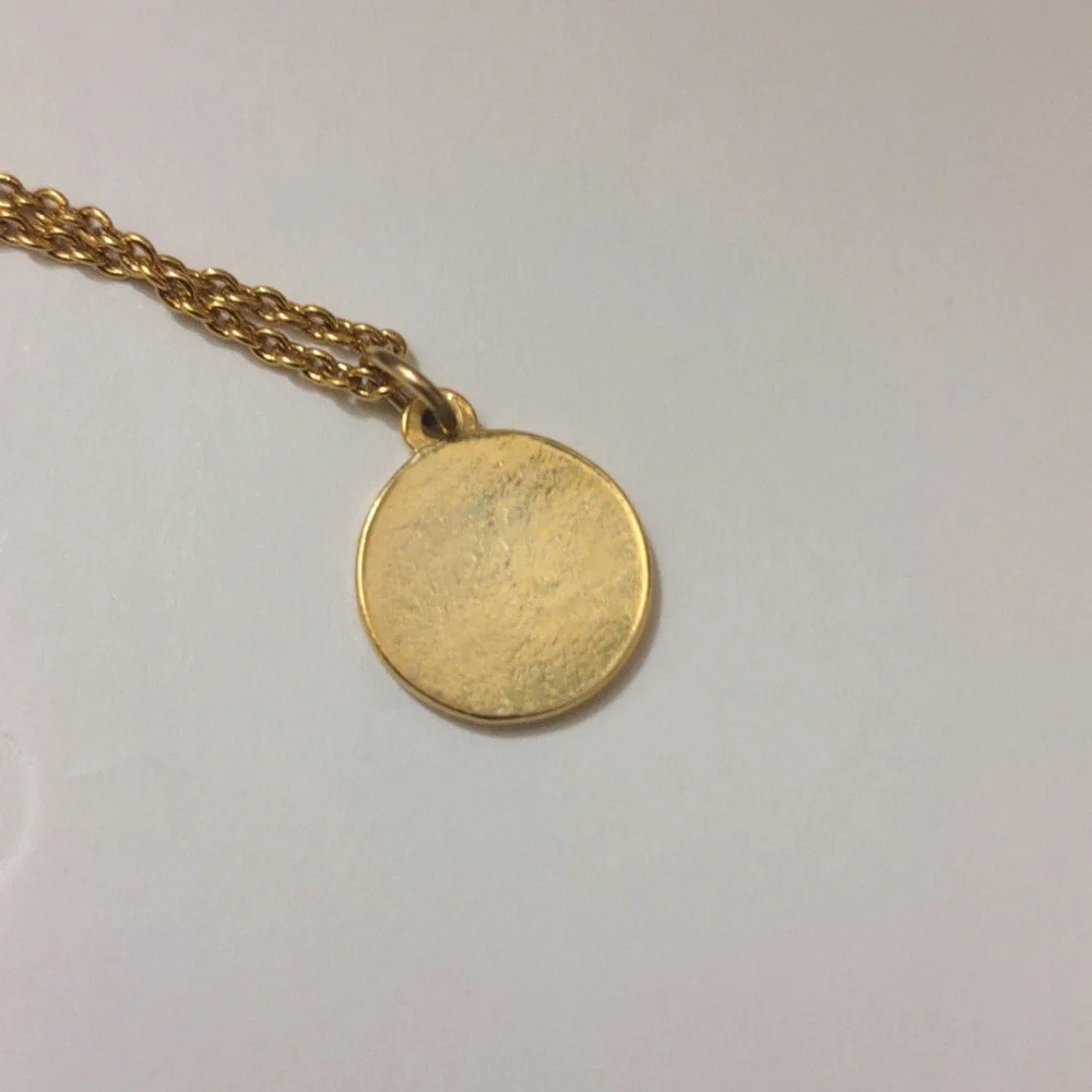 Virgo Sign Gold  Coloured Necklace - Picture 4 of 6